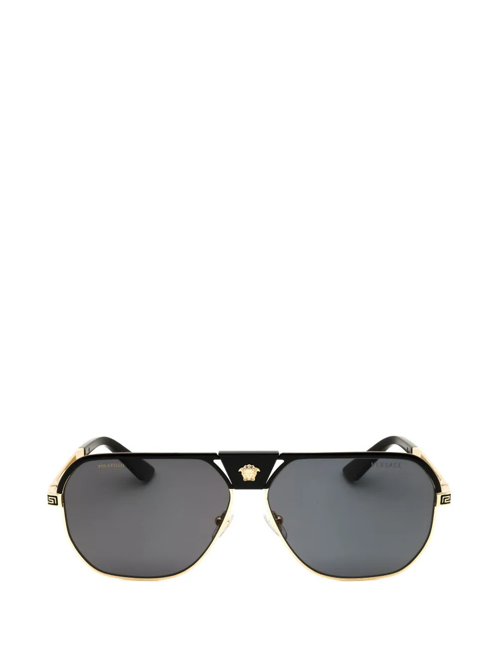 Medusa Greca Pilot-Frame Sunglasses by Versace