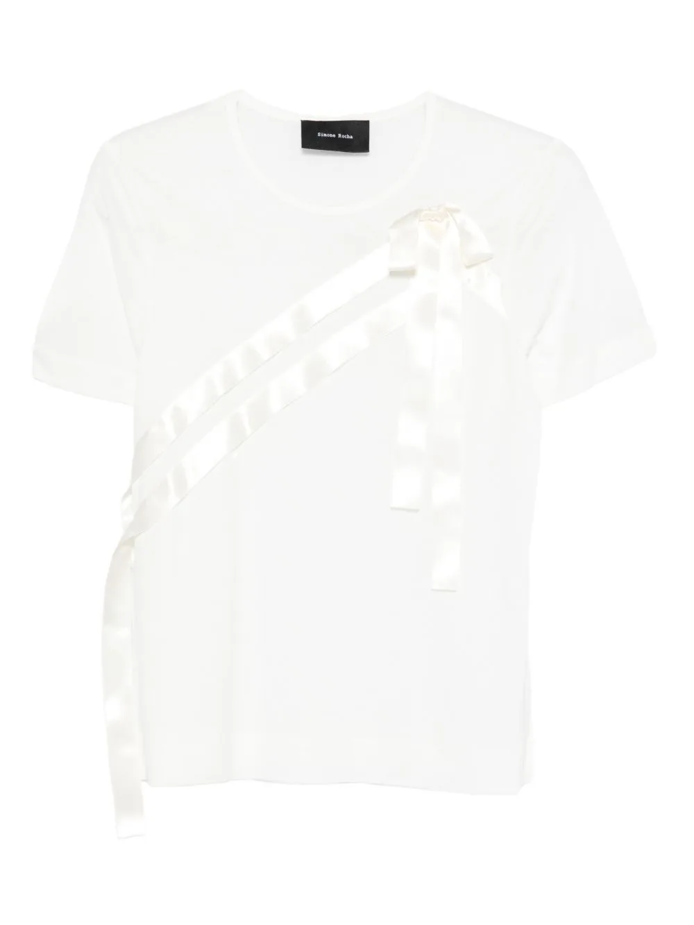 Sash Bow T-Shirt by Simone Rocha