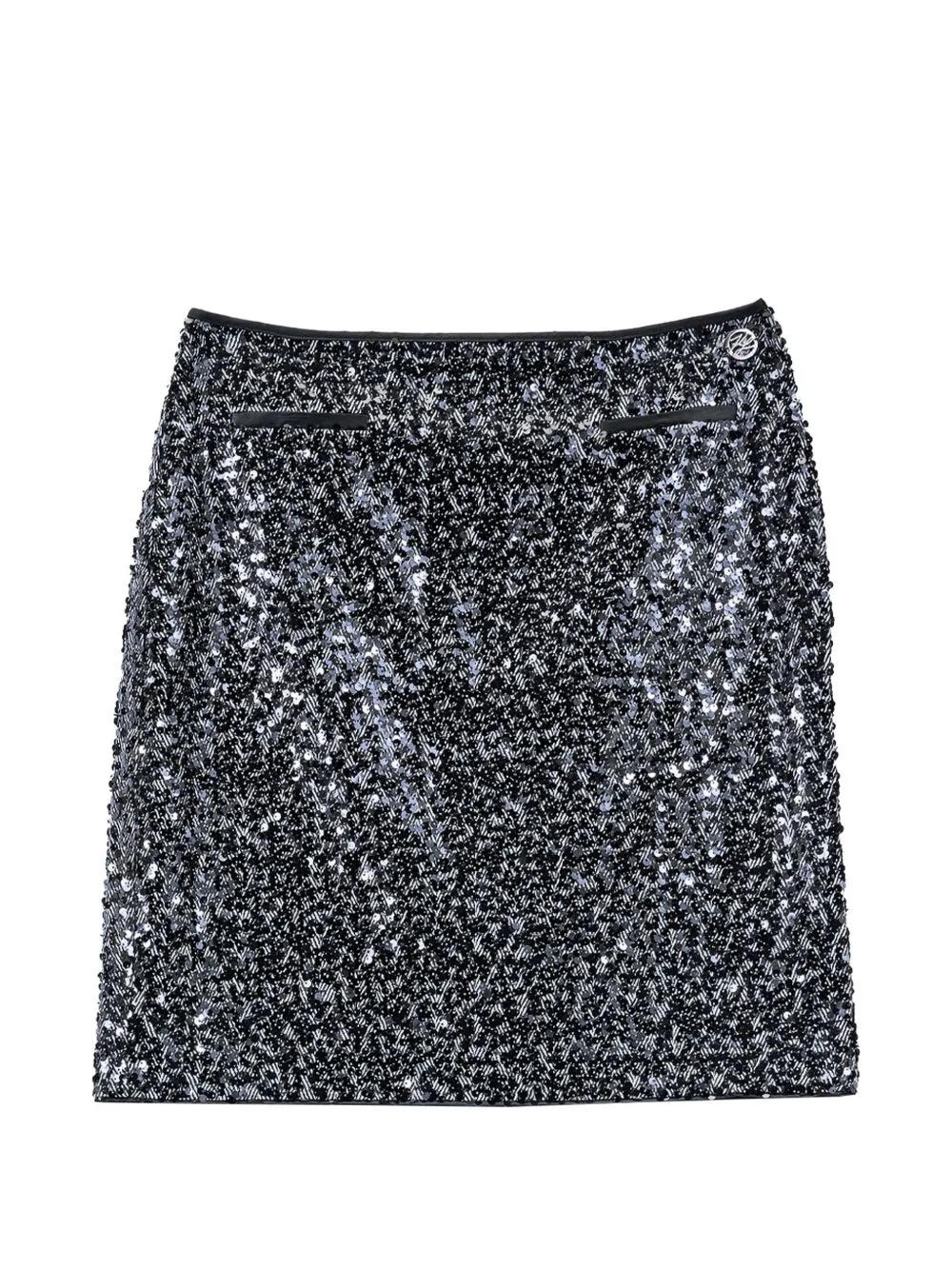 Karl Autograph Sequin-Embellished Midi Skirt by Karl Lagerfeld