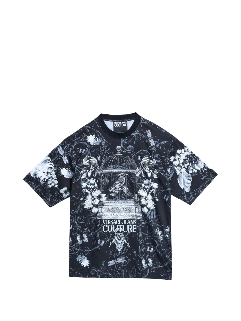 Cabinet De Curiositè-Print T-Shirt by Versace Jeans Couture