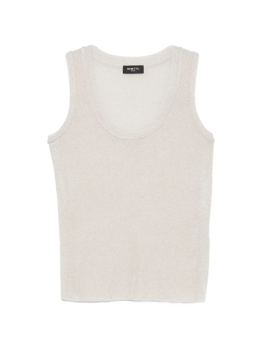 Metallic-Effect Tank Top by Nenette