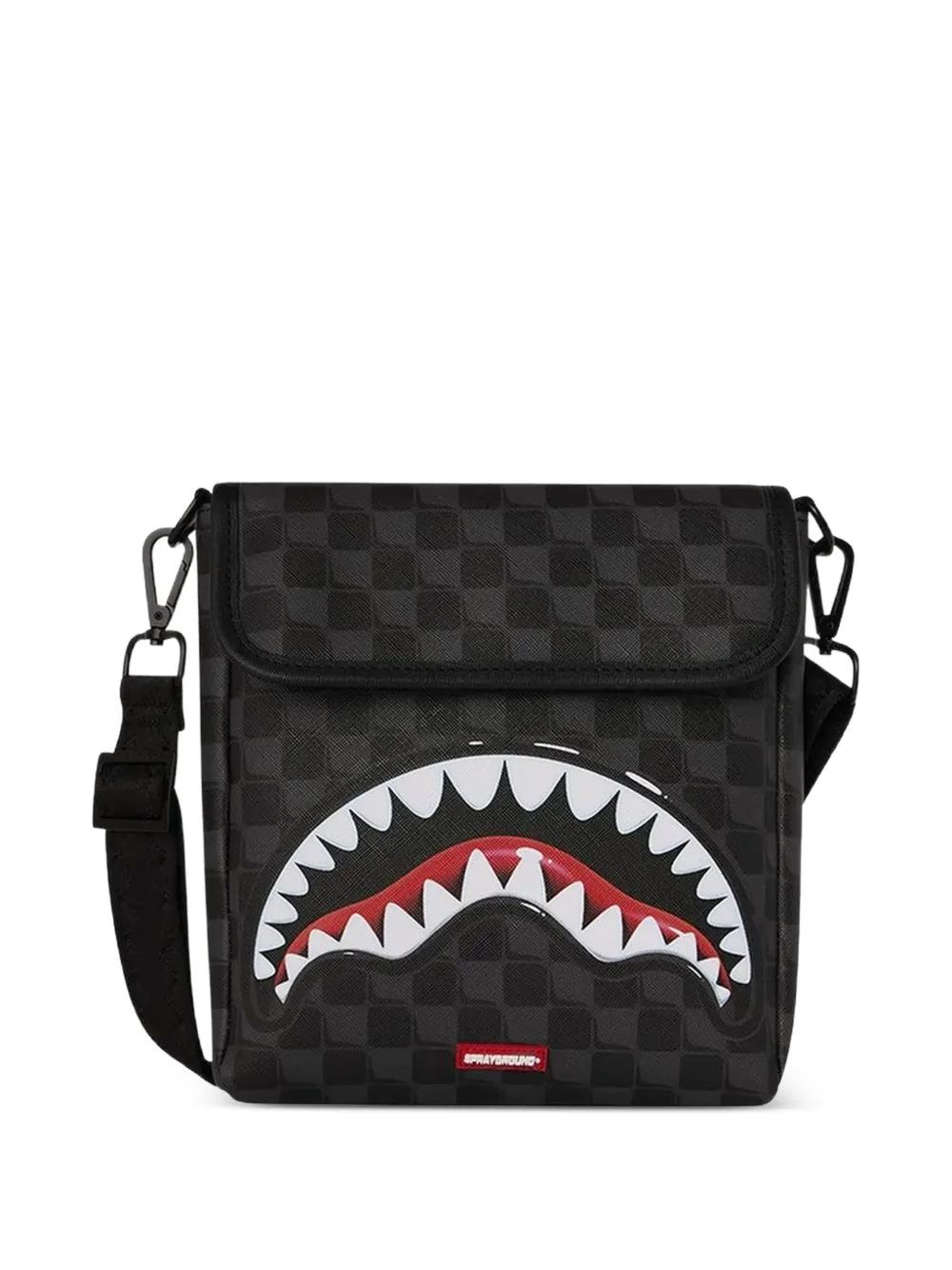Sharks in Paris Check Messenger Bag by Sprayground