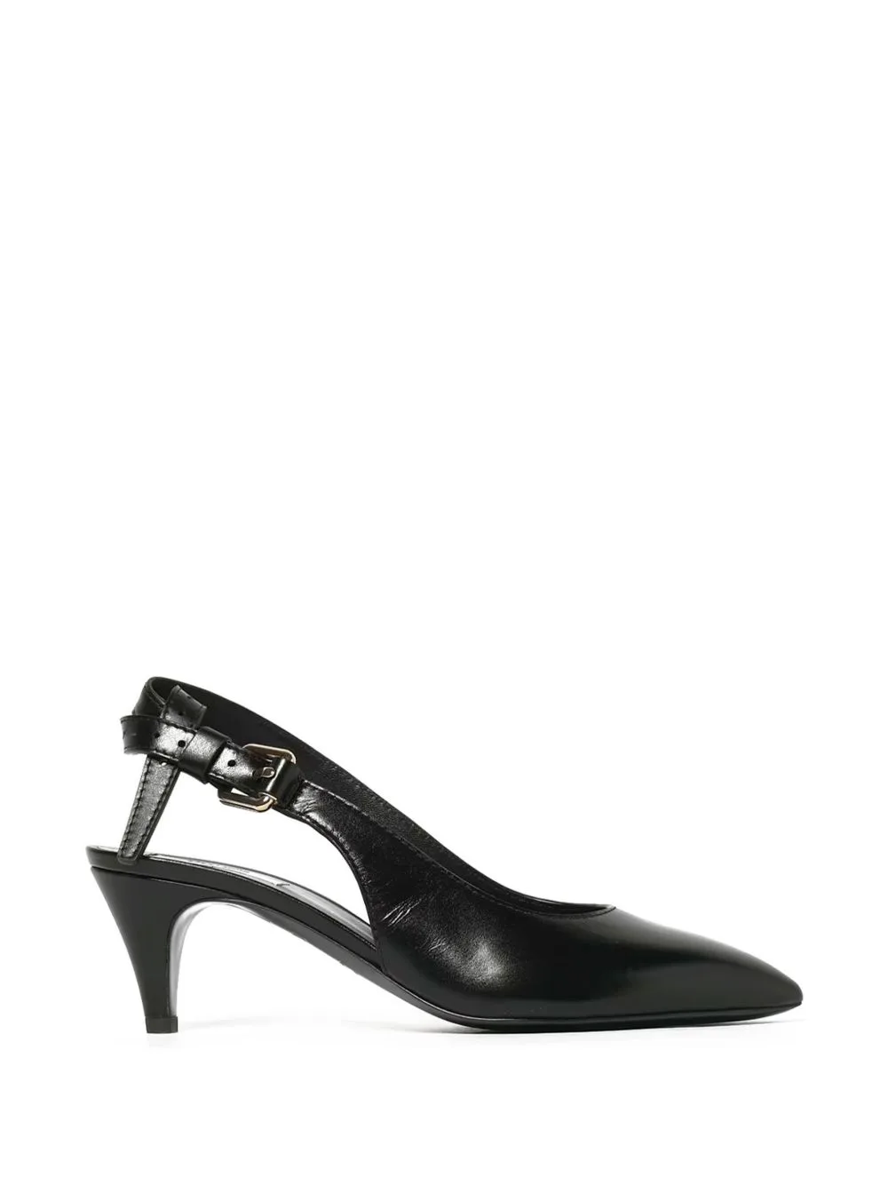 Tie Me Leather Slingback Pumps