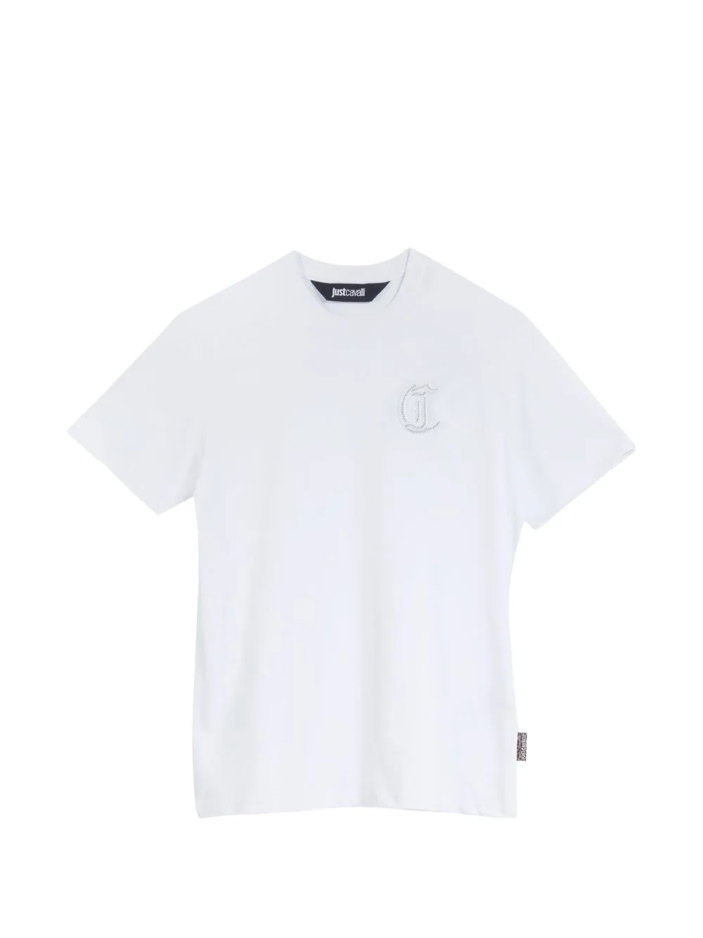 Logo-Embroidery T-Shirt by Just Cavalli