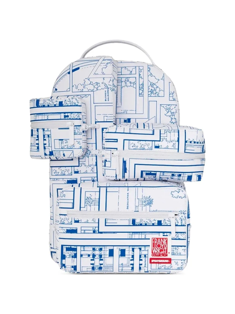 Sprayground x Frank Lloyd Wright Graphic-Print 3D Backpack by Sprayground