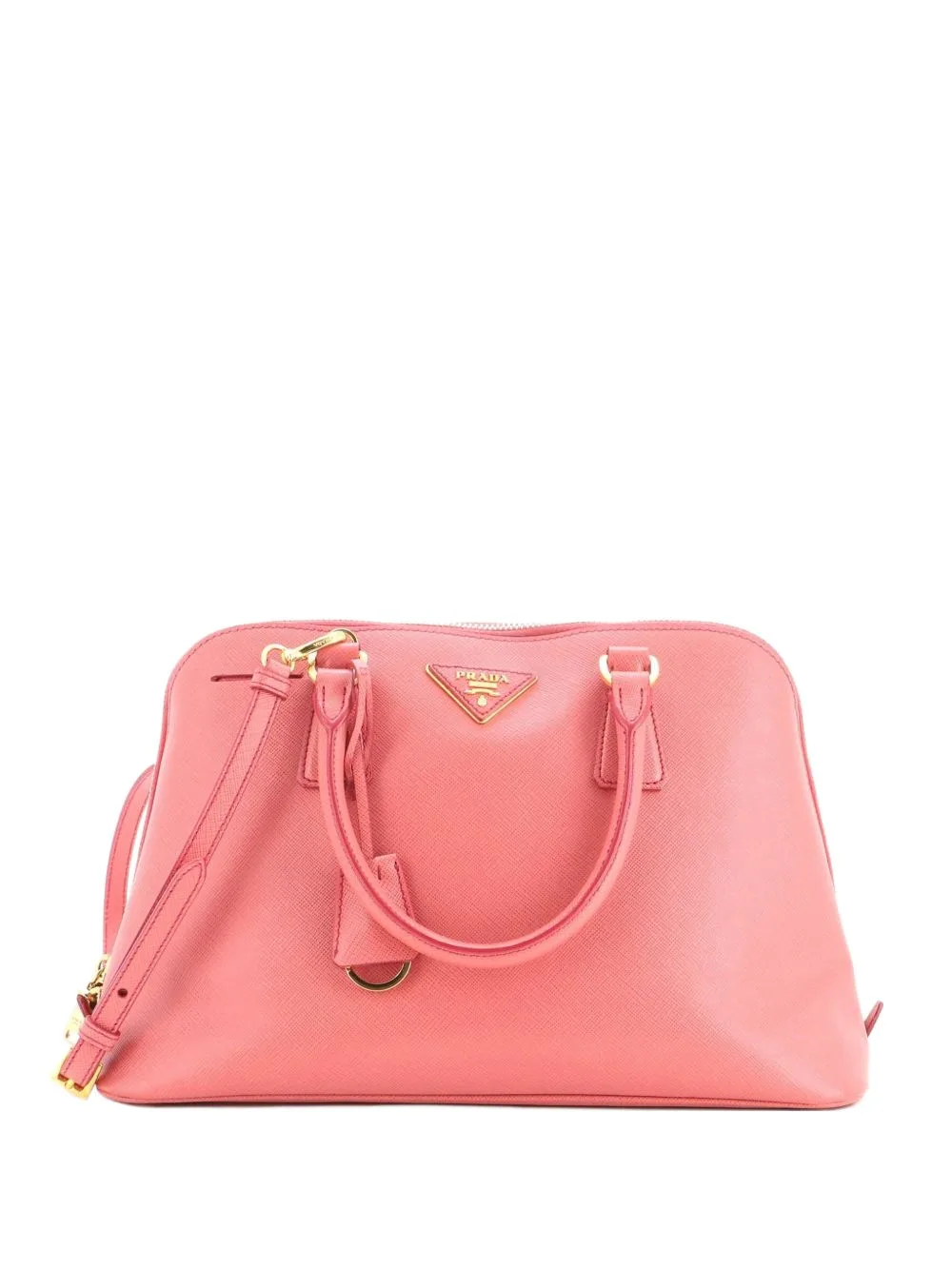 Promenade Bag Saffiano Leather Medium Satchel by Prada Pre-Owned