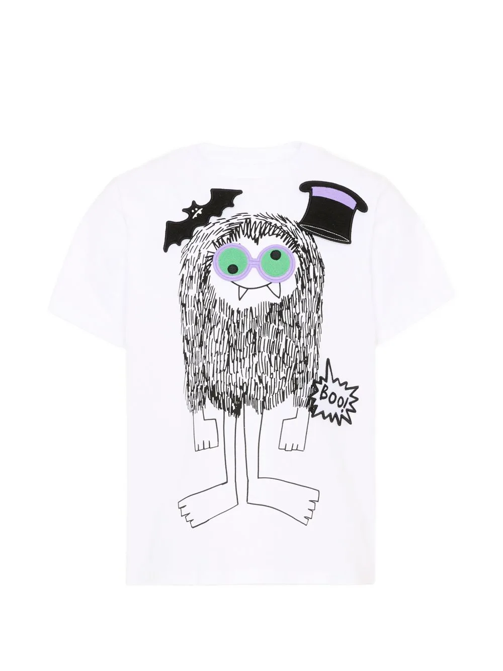 Monster-Print T-Shirt by Stella McCartney Kids