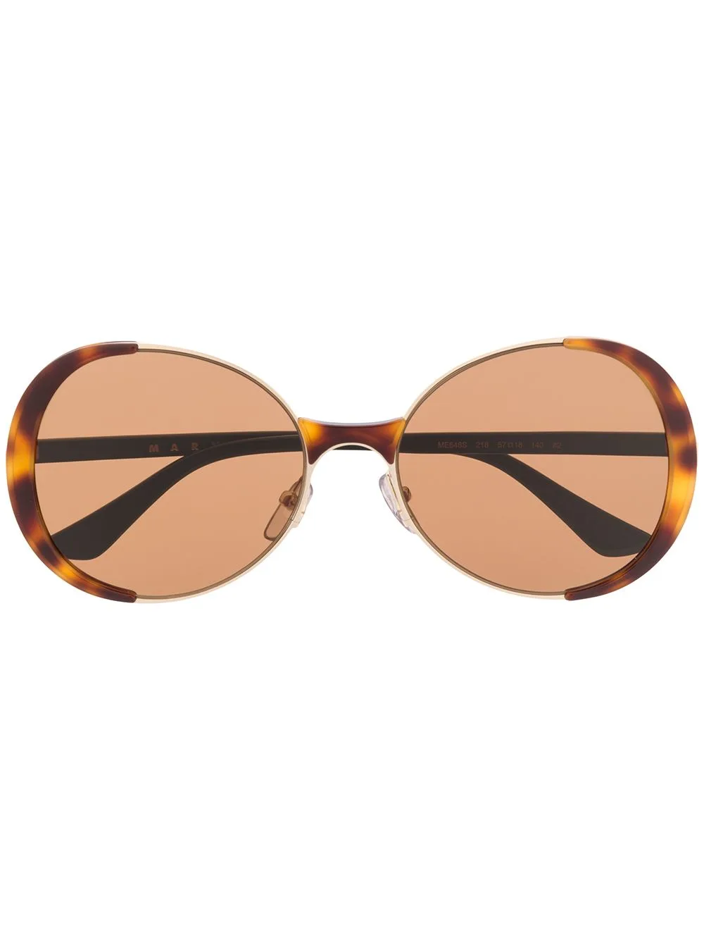 Round Tortoiseshell Sunglasses by Marni Eyewear