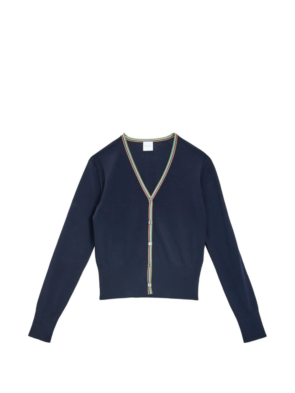 Signature Stripe Merino Wool Cardigan
