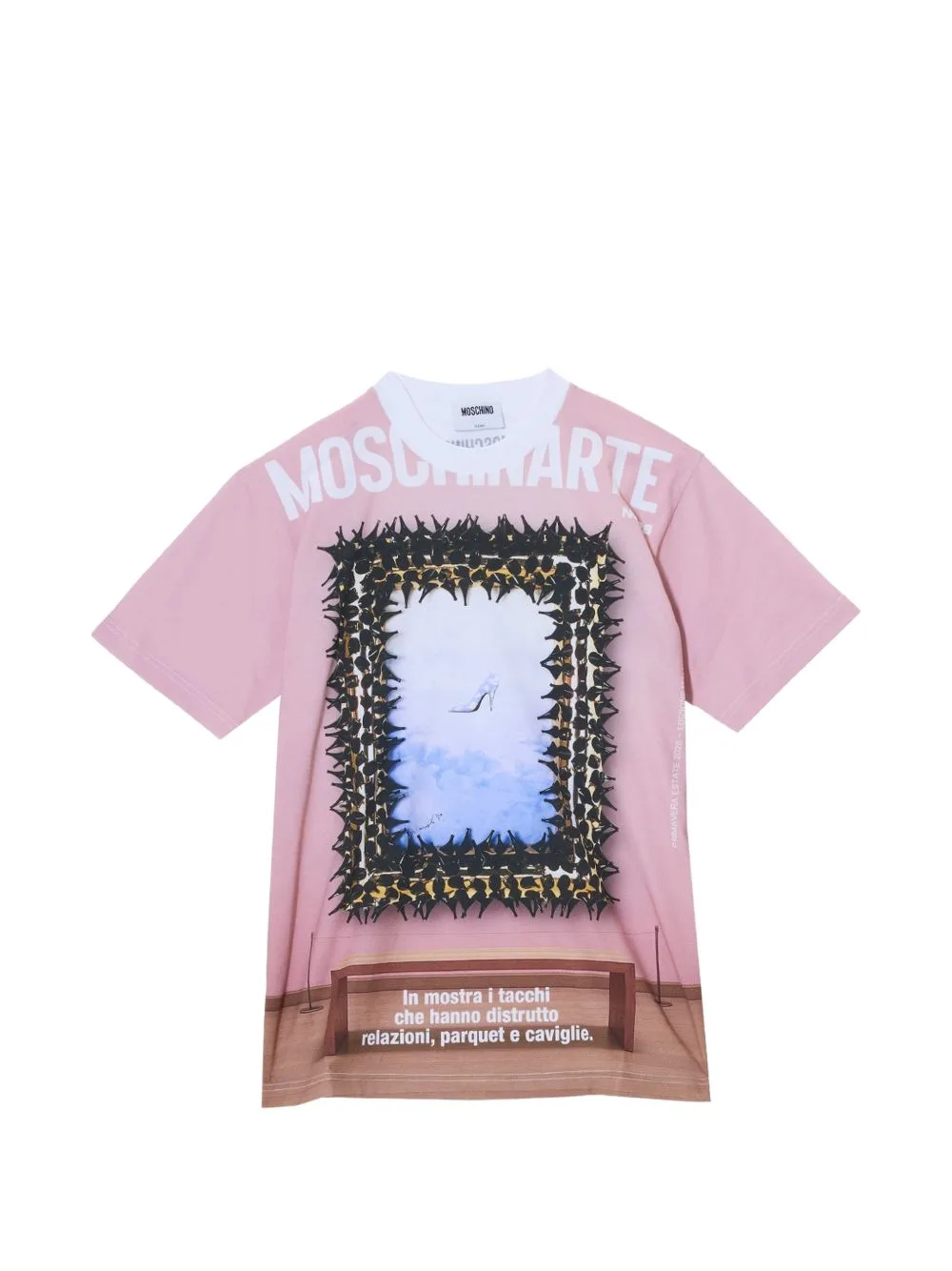 Graphic-Print Oversized T-Shirt by Moschino