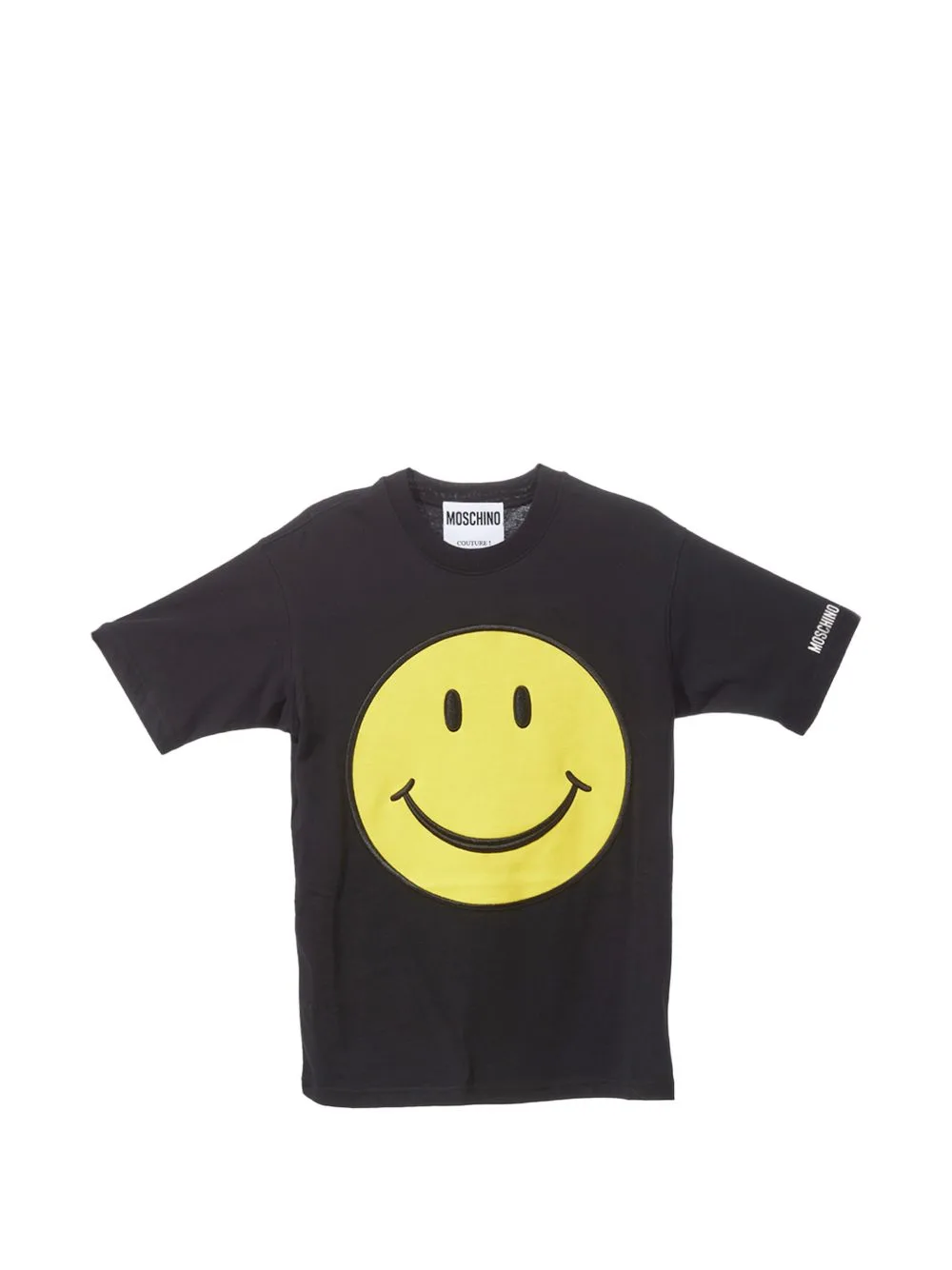 Smiley Patch T-Shirt by Moschino