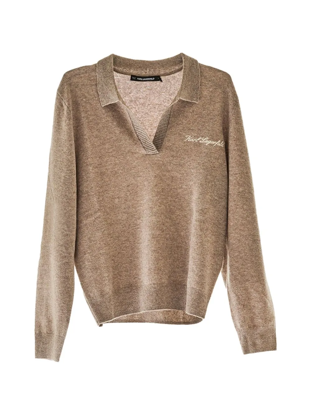 Hotel Karl Embroidered Sweater by Karl Lagerfeld