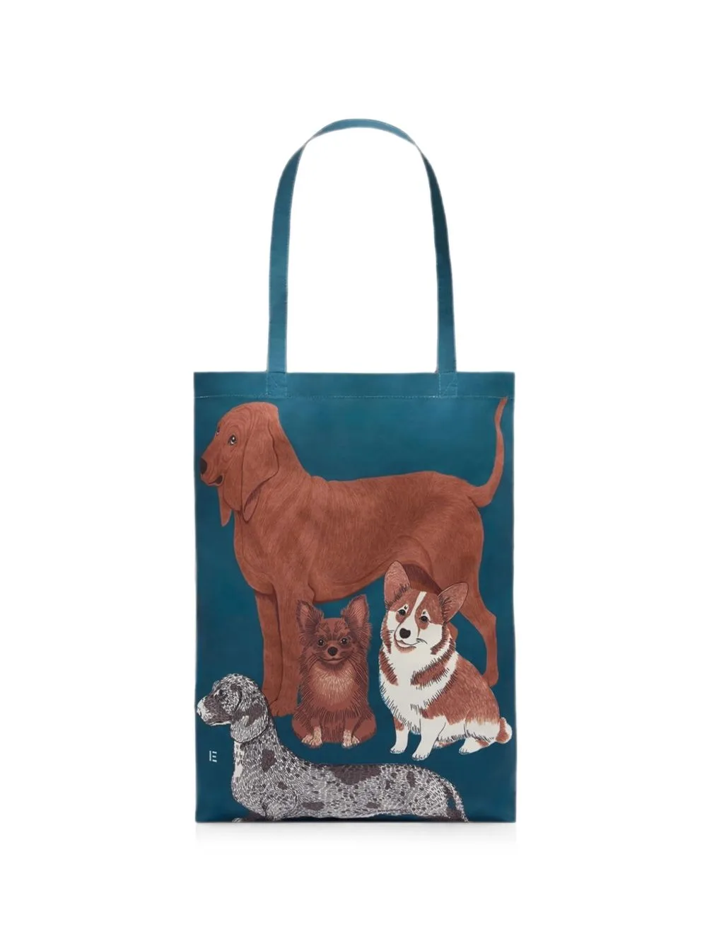 Tou Tou Dog-Print Tote Bag by Inoui Editions