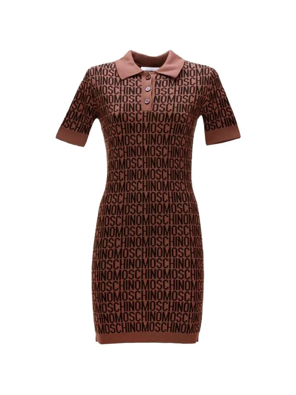 Logo-Jacquard Mini Dress by Moschino