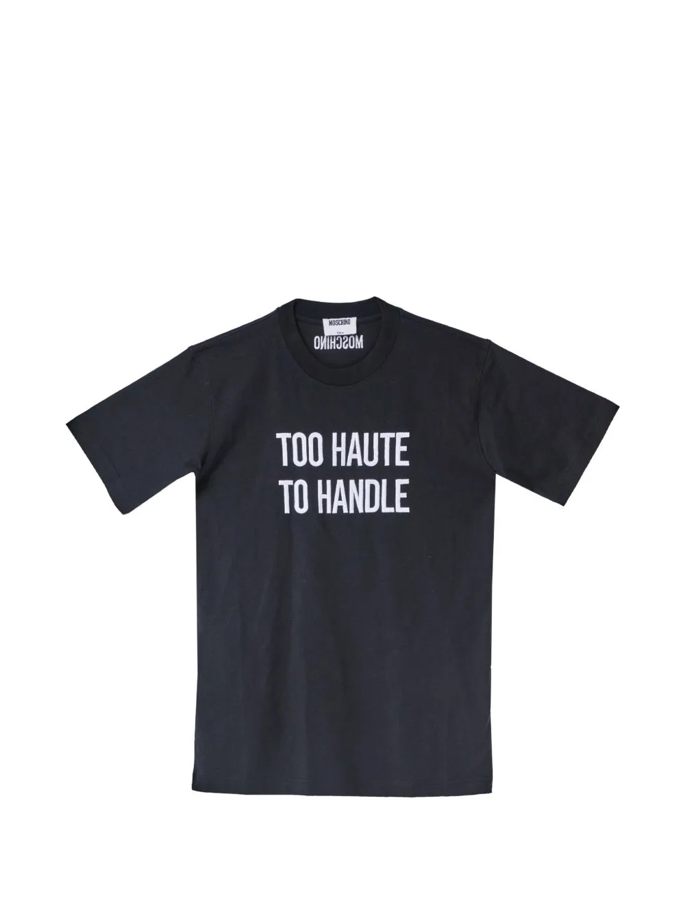 Embroidered Slogan T-Shirt by Moschino