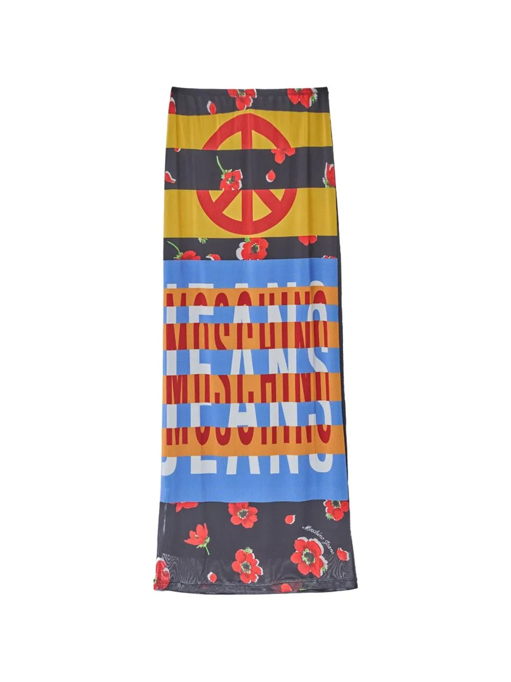 Graphic-Print Tulle Skirt by MOSCHINO JEANS