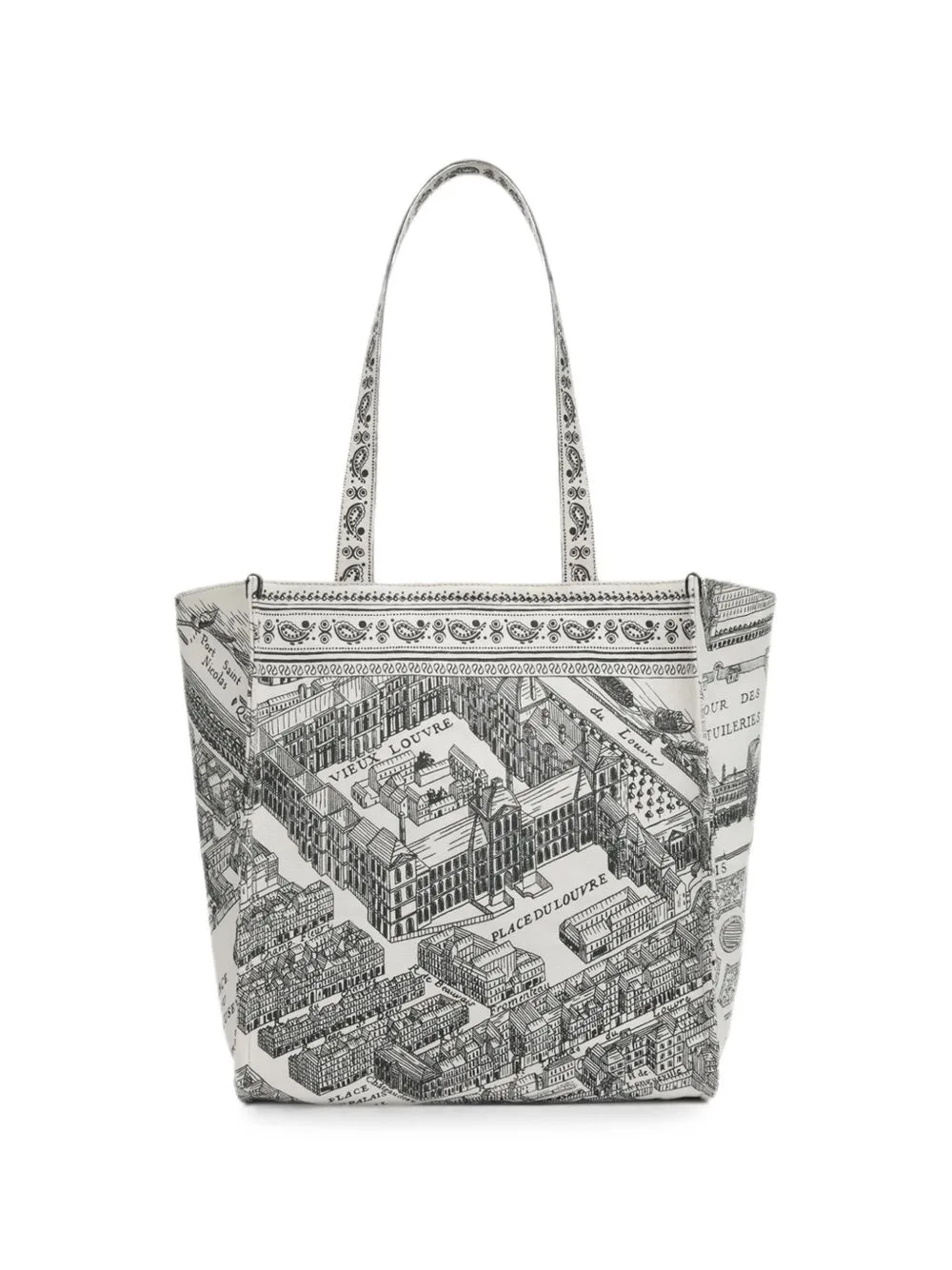 Louvre Graphic-Print Tote Bag by Inoui Editions