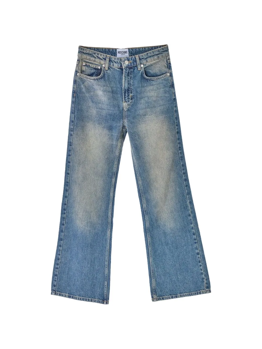 Low-Rise Bootcut Jeans by MOSCHINO JEANS