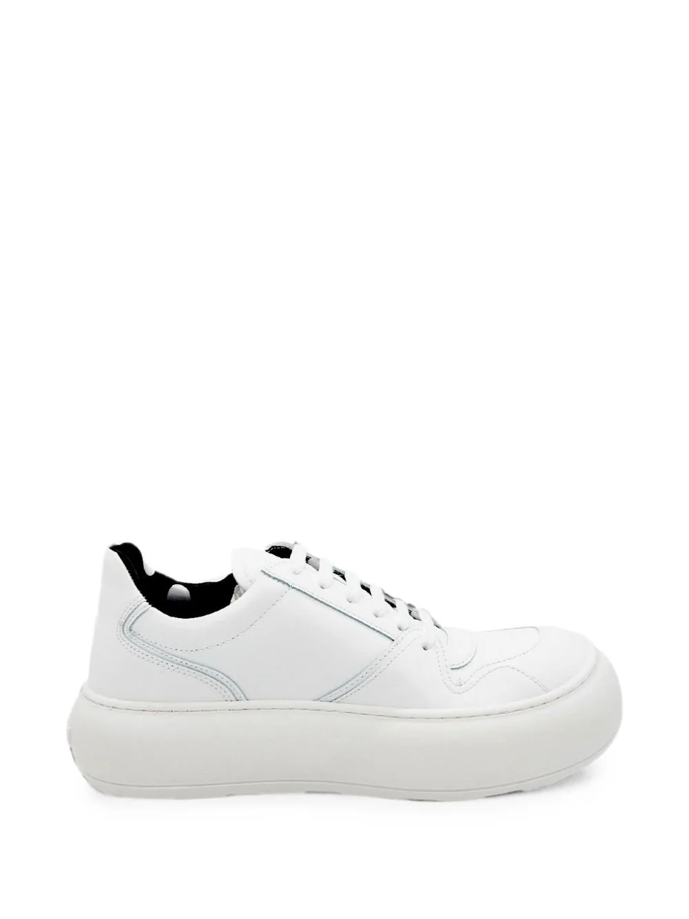 Becco Square-Toe Sneakers by Moschino