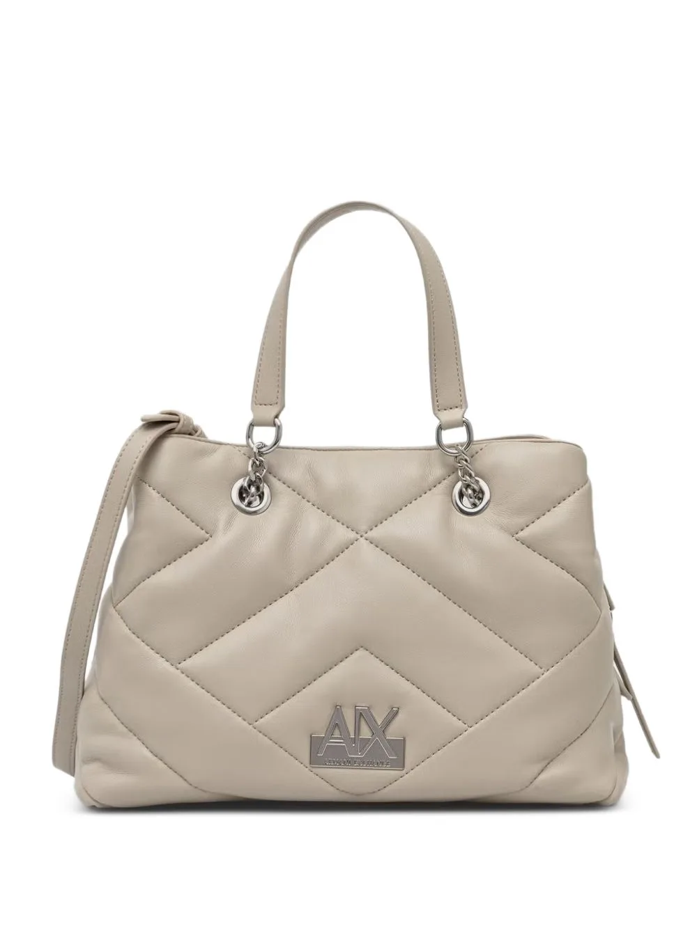 Quilted Leather Tote Bag by Armani Exchange