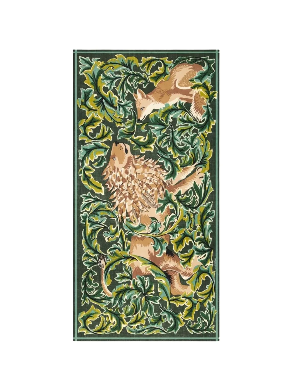 Leonard Animal-Print Wool Scarf by Inoui Editions