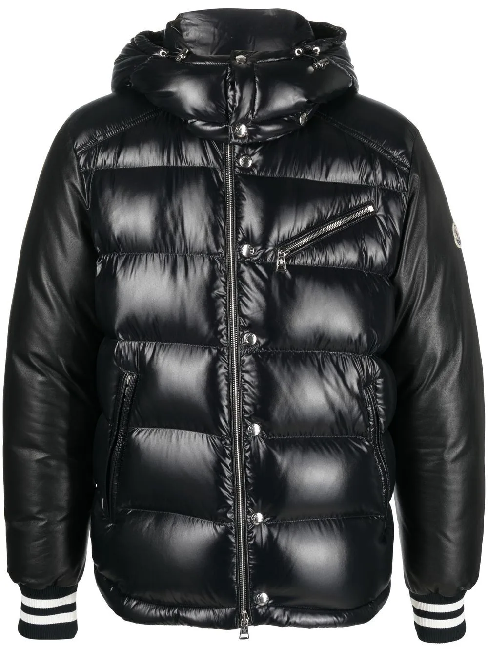 Padded Detachable-Hood Jacket by Moncler