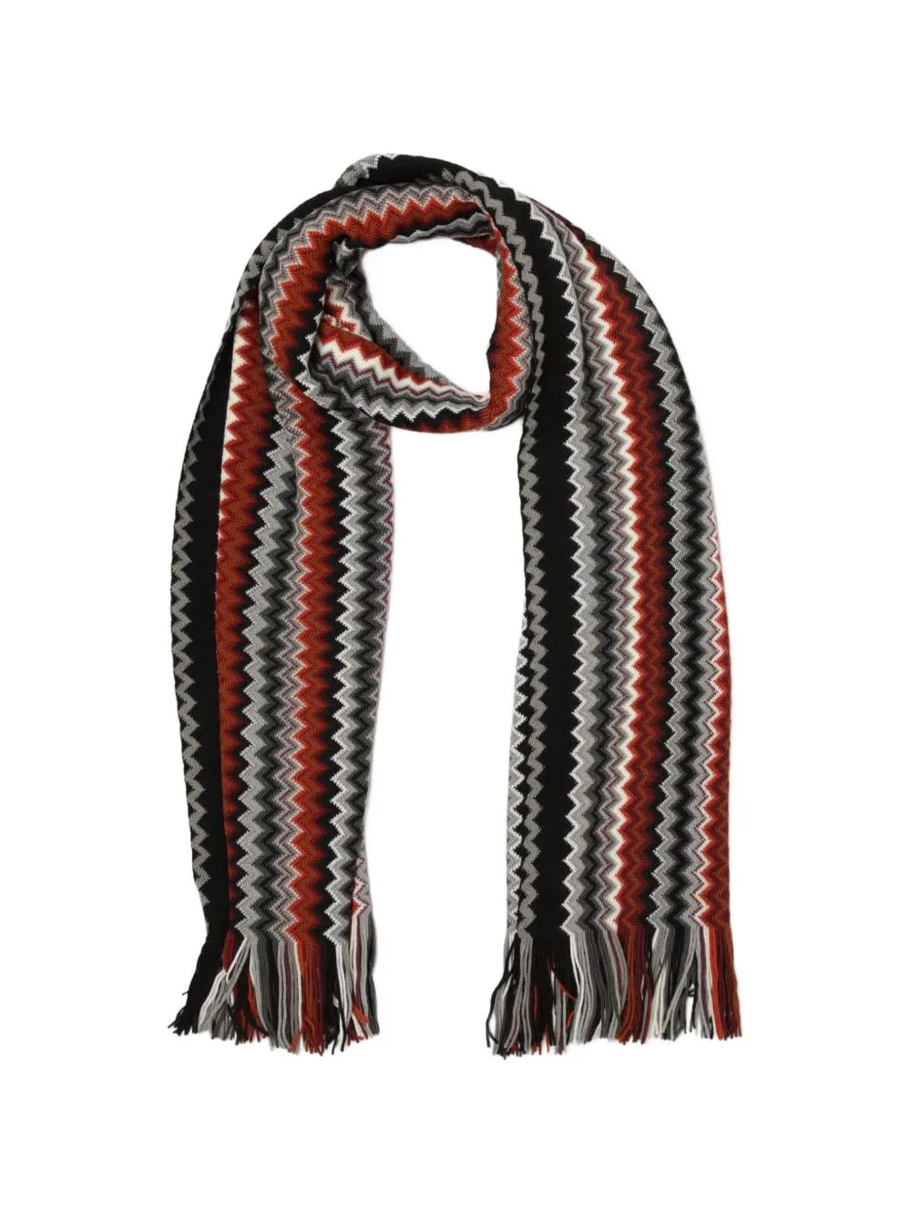 Zigzag Knit Scarf by Missoni