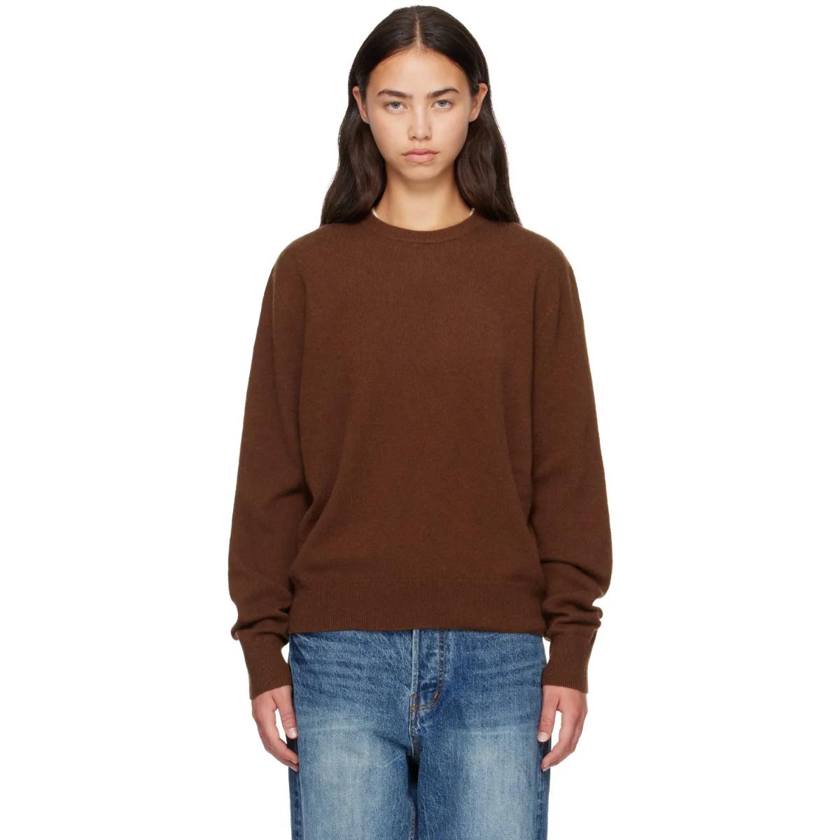 Knit Cashmere Crewneck Sweater by Entire Studios