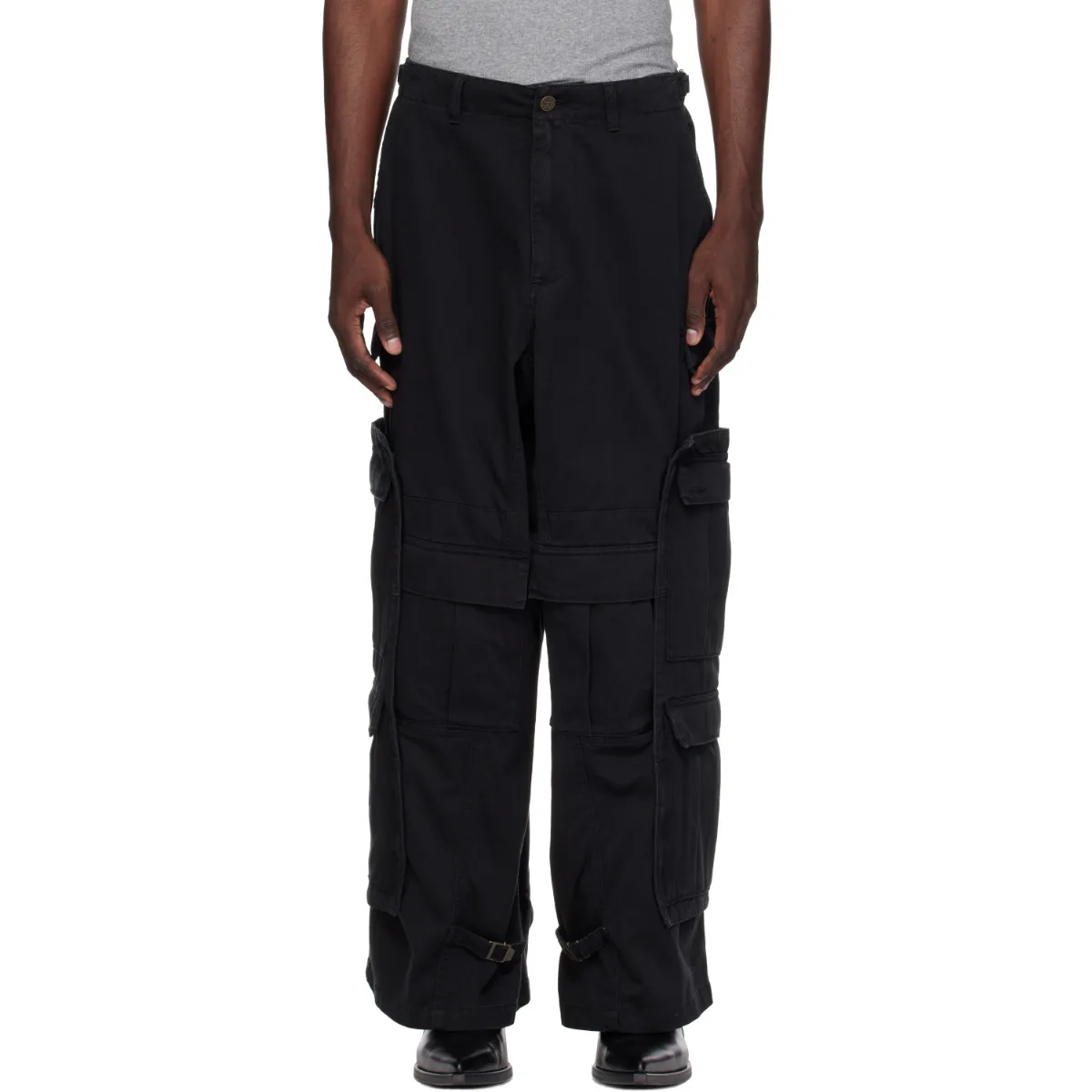 Merged Cargo Pants by VETEMENTS