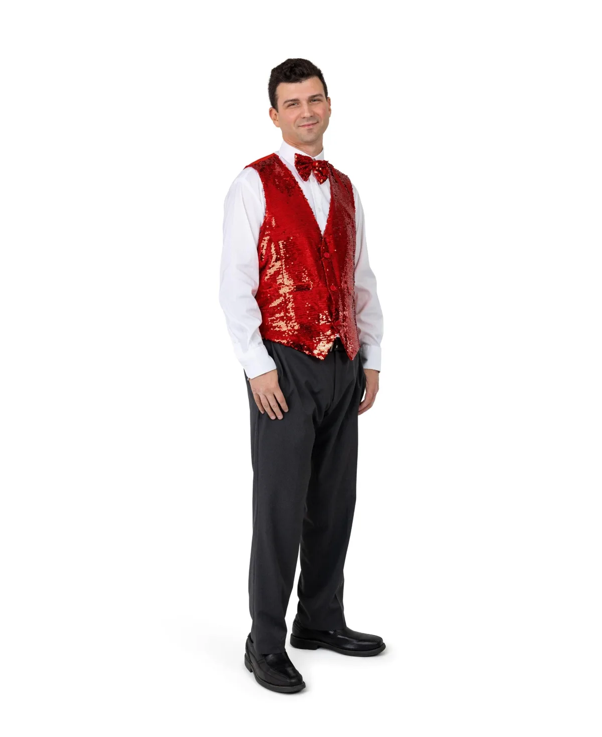 Sequin Vest with Bowtie by Dress Up America