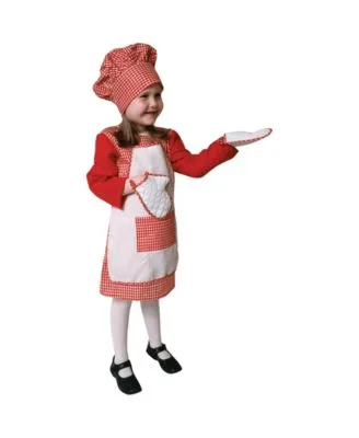 Gingham Chef Costume by Dress Up America