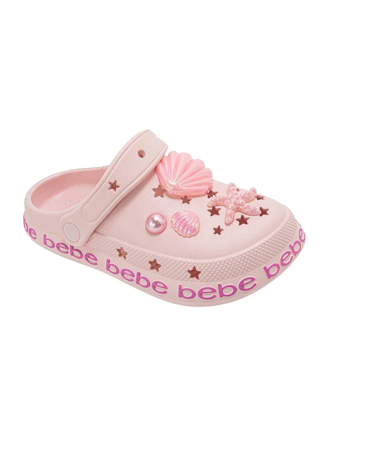 Lightweight Eva Clogs Slip-On Comfy Shoes with Sea Life Charms by Bebe