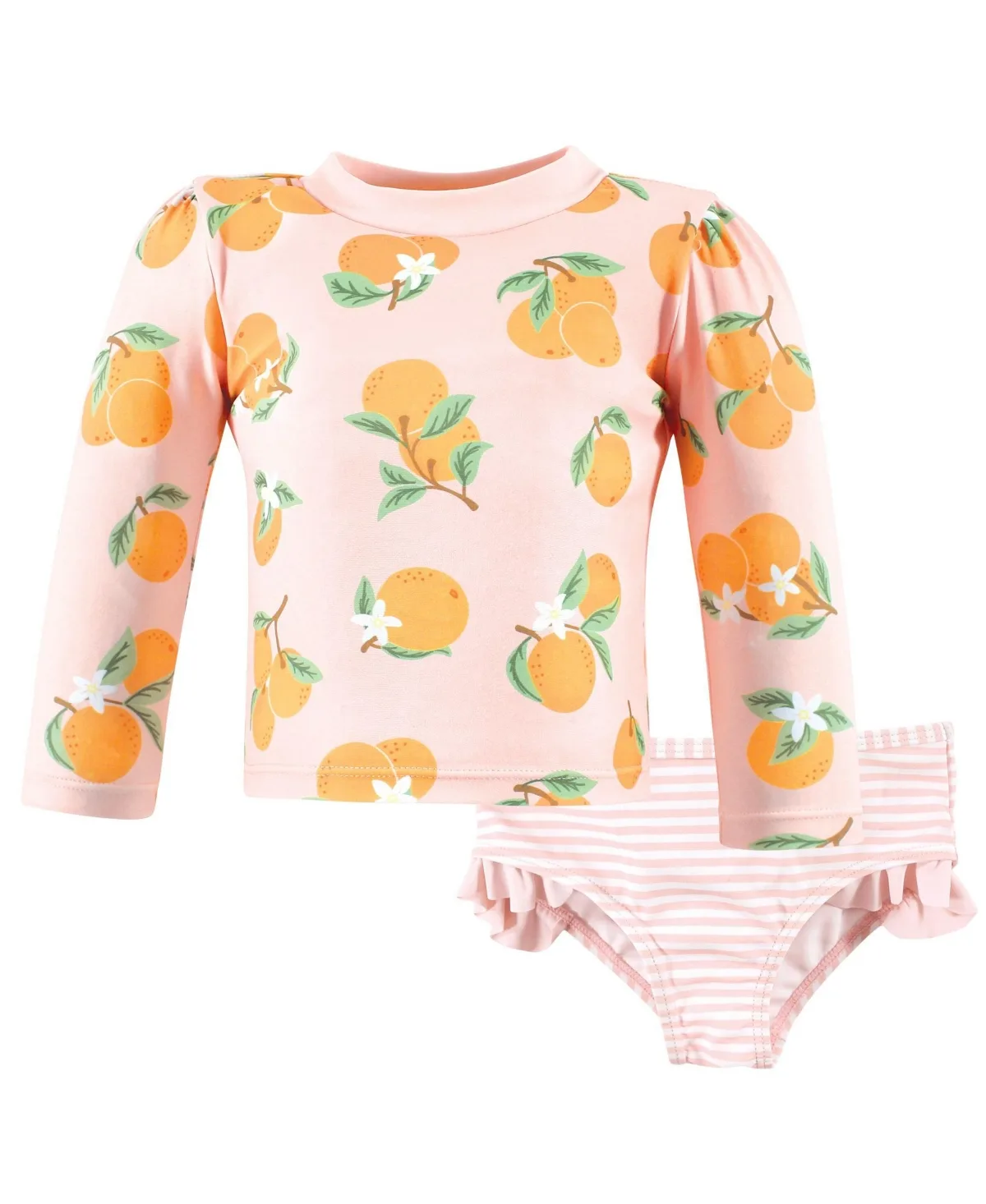 Swim Rashguard Set, Daisy by Hudson Baby