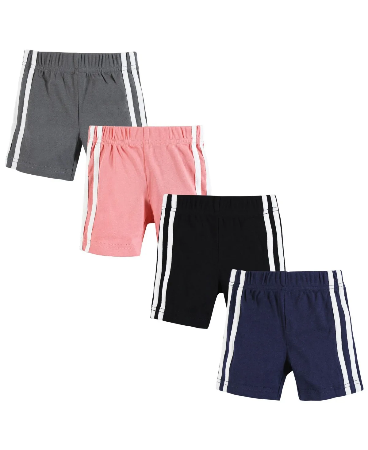 Four-Pair Active Shorts Bundle by Hudson Baby