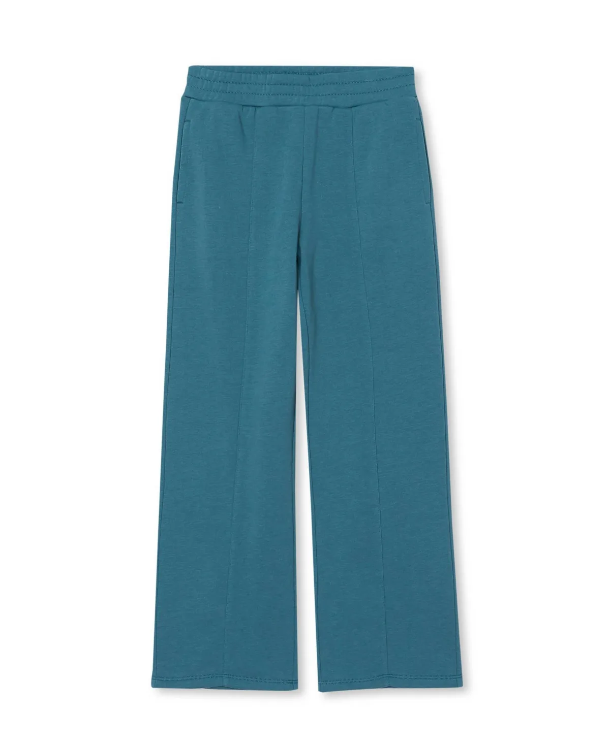 Fleece Wide Leg Pants by Lands' End