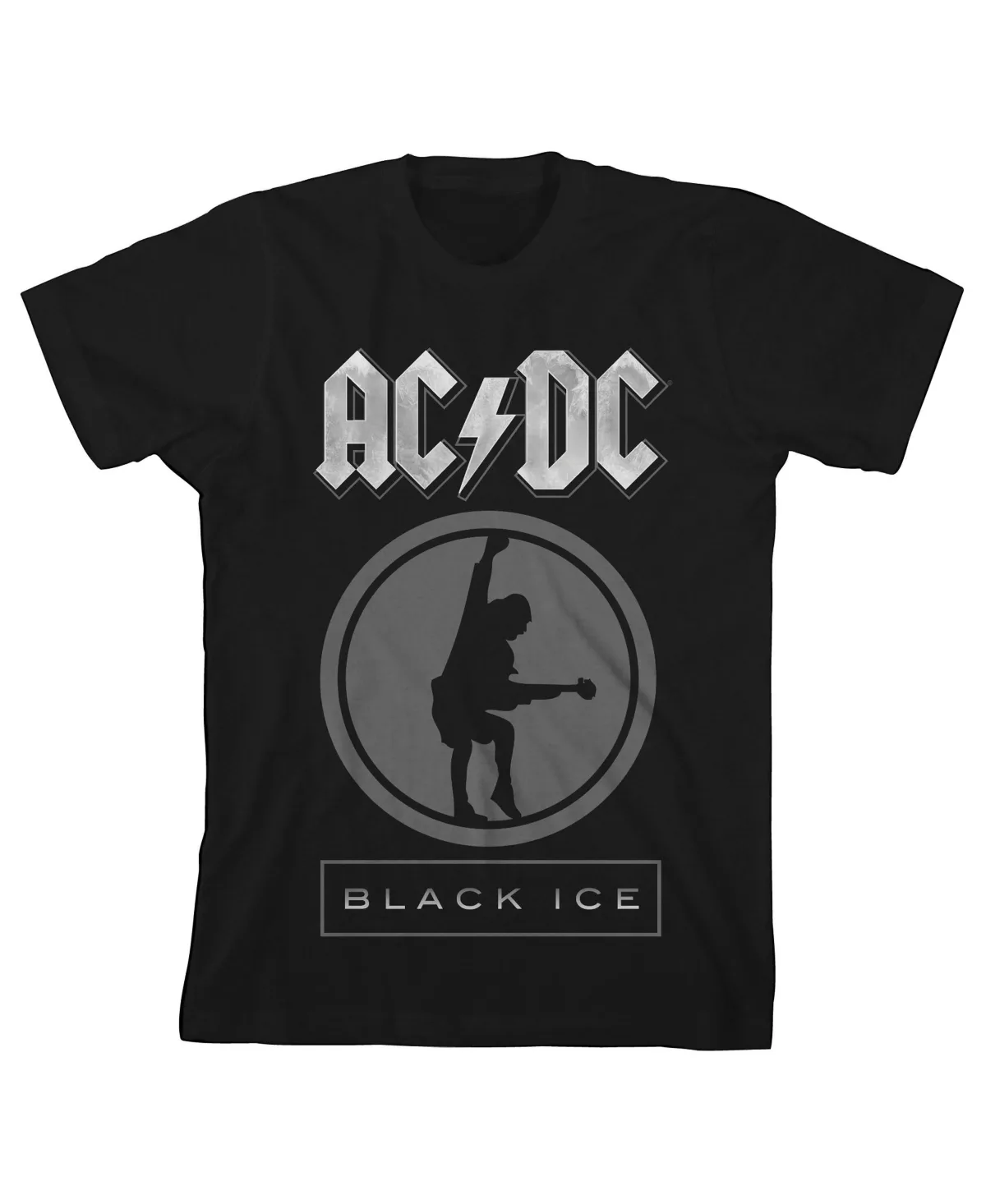 Acdc Black Ice Crew Neck Short Sleeve T-Shirt by Ac/dc