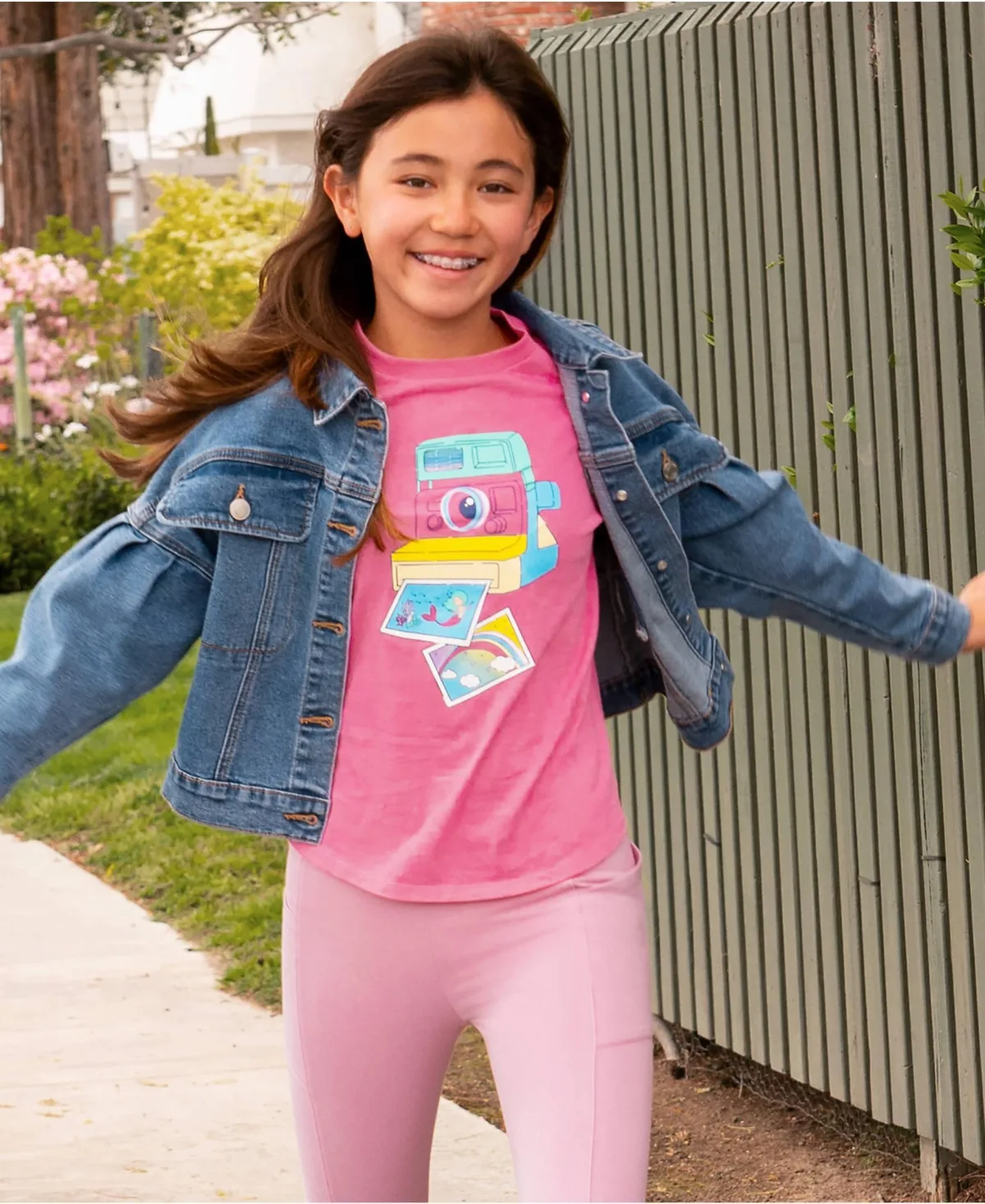 Long Sleeve Graphic Tee by Lands' End