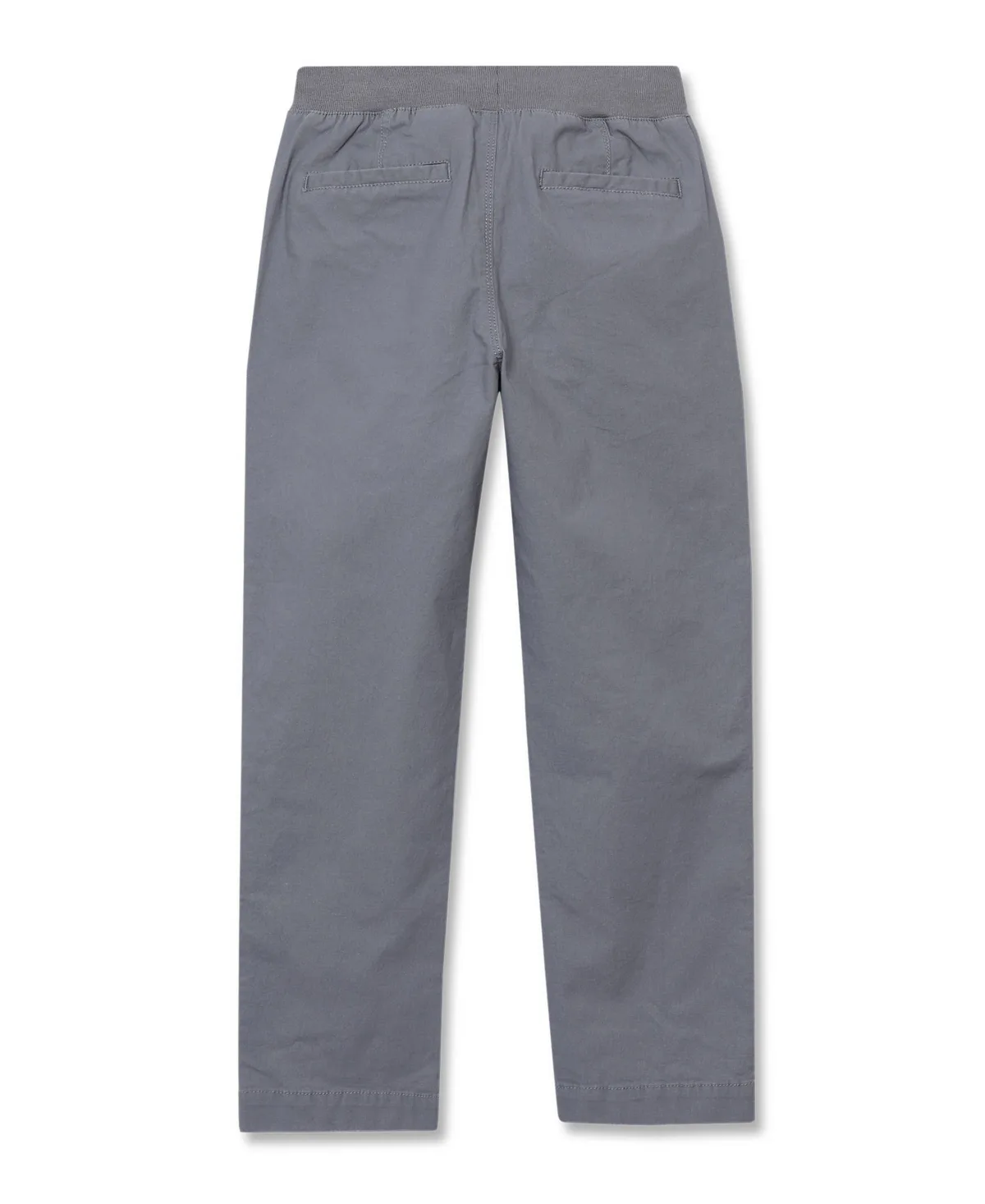Stretch Soft Rib Waist Iron Knee Pull on Pants by Lands' End