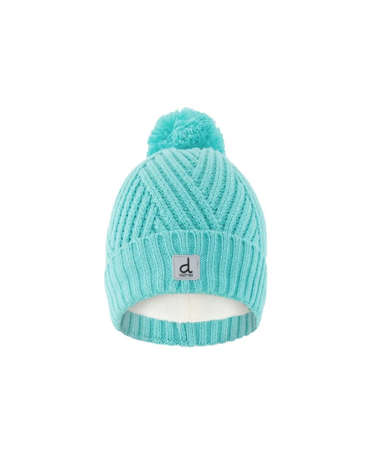 Winter Knit Pompom Hat by Deux Par Deux