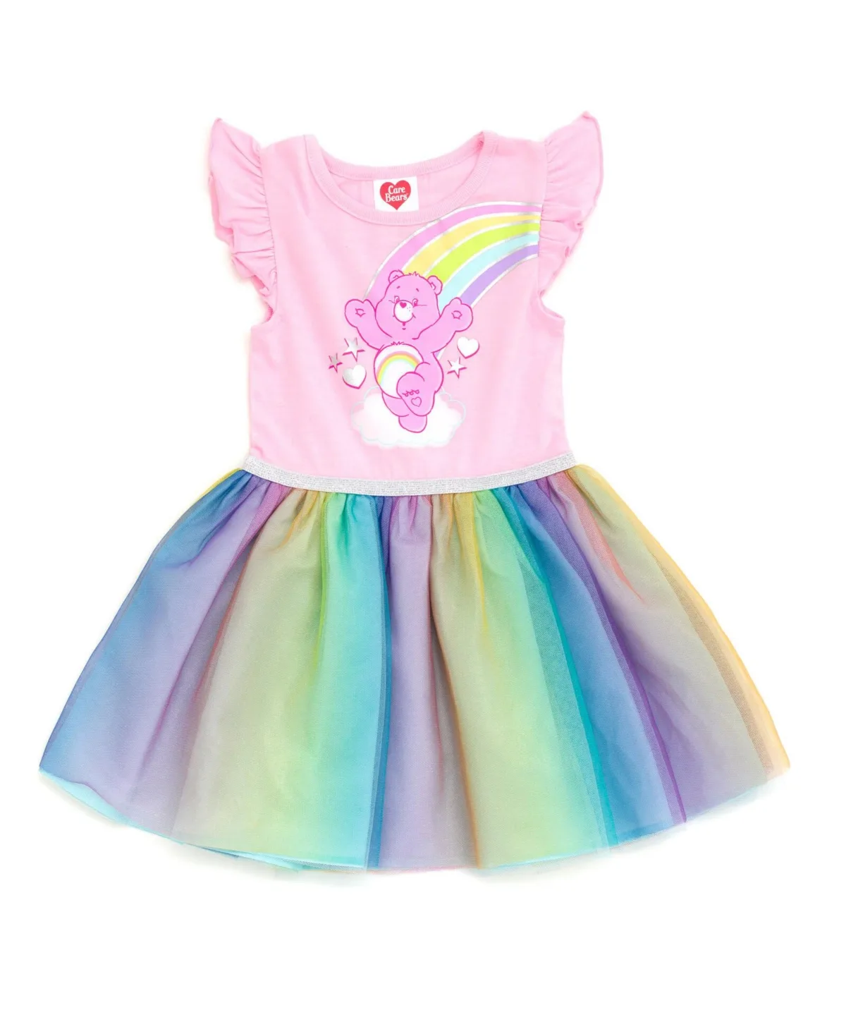 Cheer Bear Rainbow Tulle Dress by Care Bears