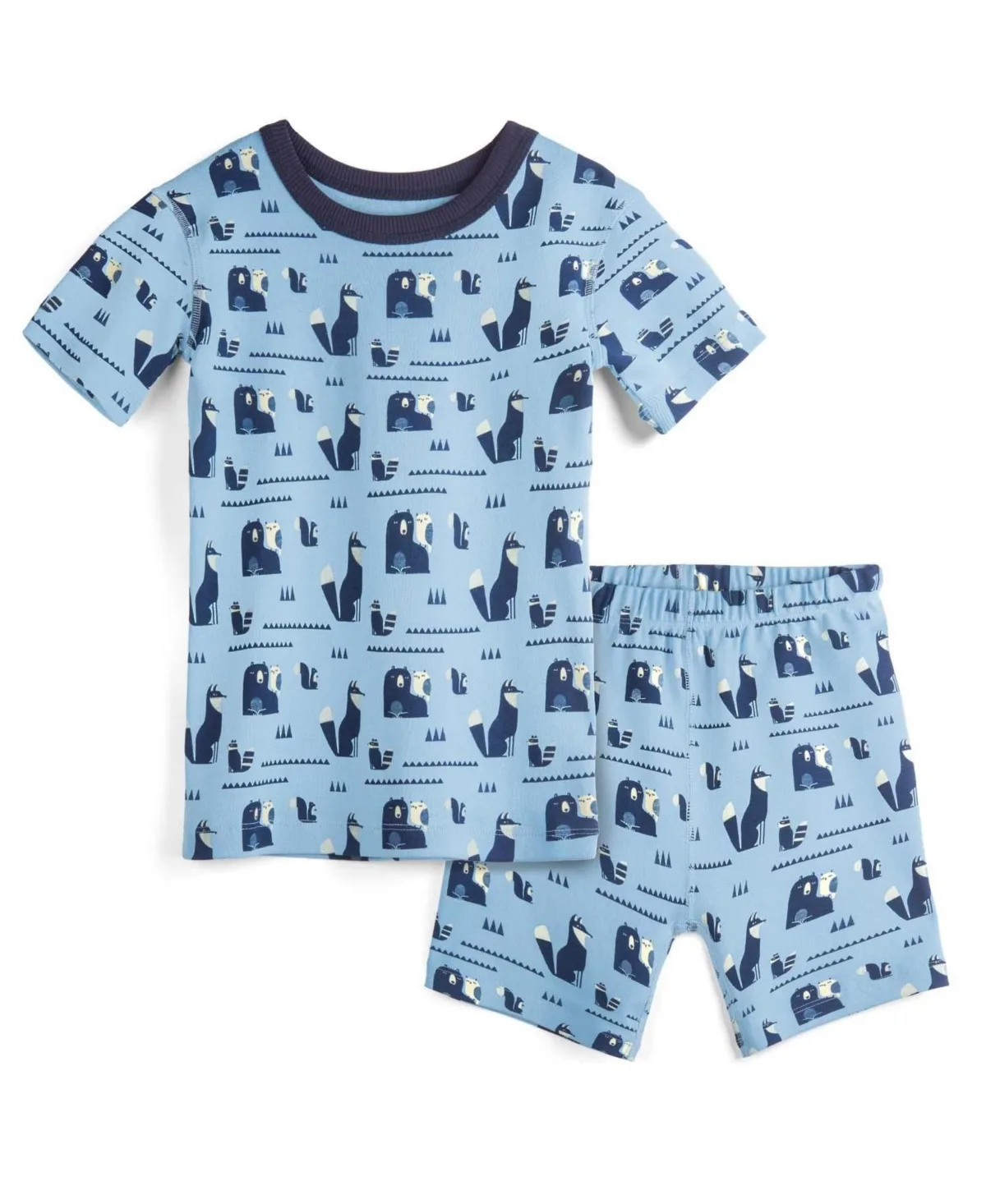 Fair Trade 100 Percentage Organic Cotton Tight Fit Shortie Pajamas Set by Mightly