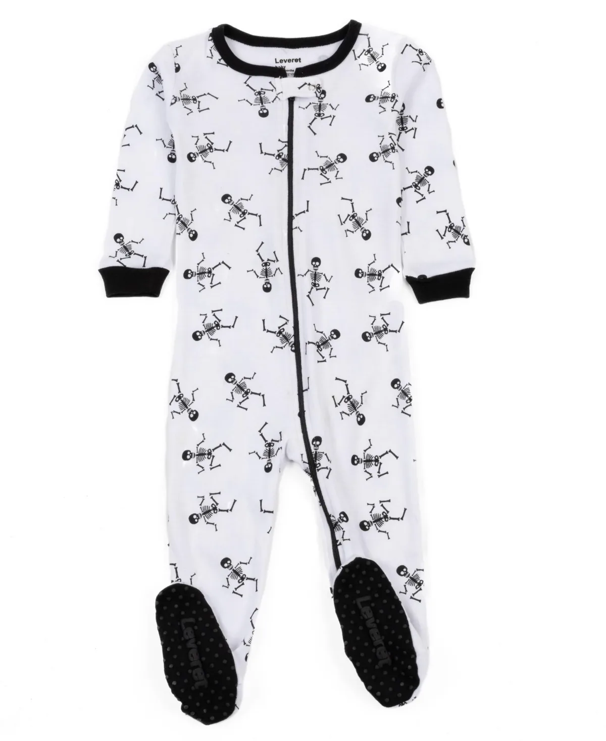 Footed Cotton Halloween Pajamas by Leveret