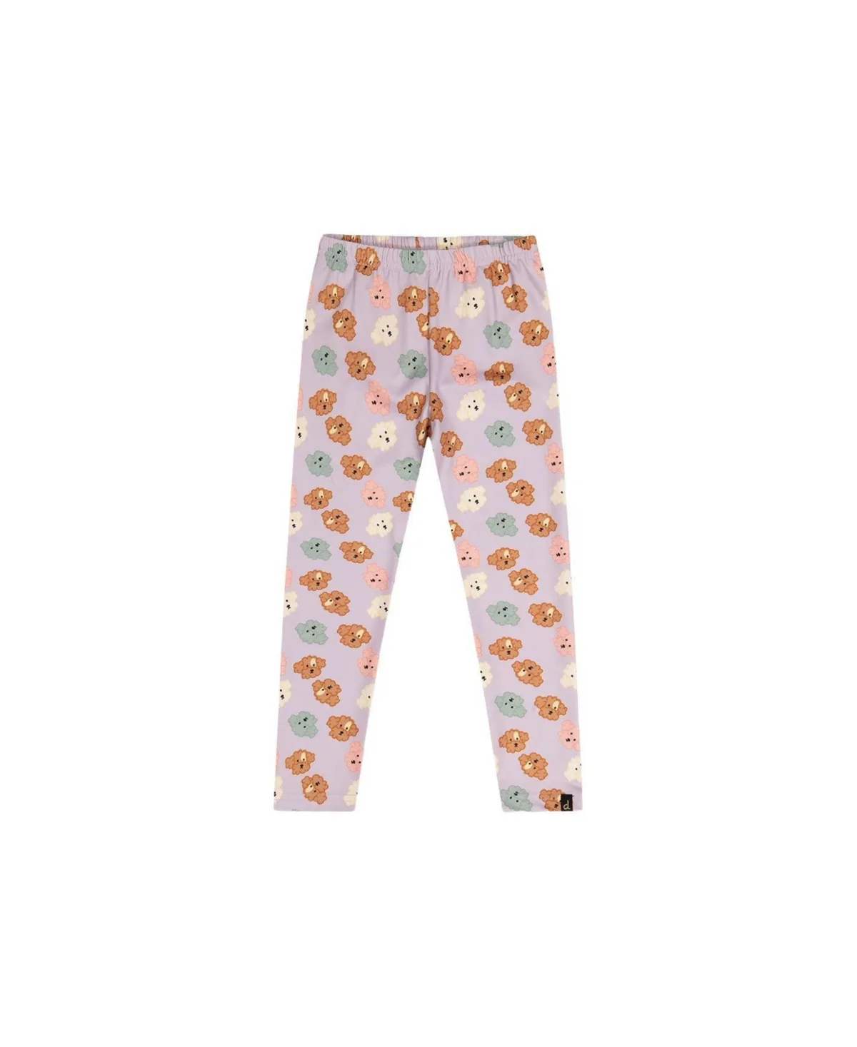 Cotton Leggings Poodle Print by Deux Par Deux