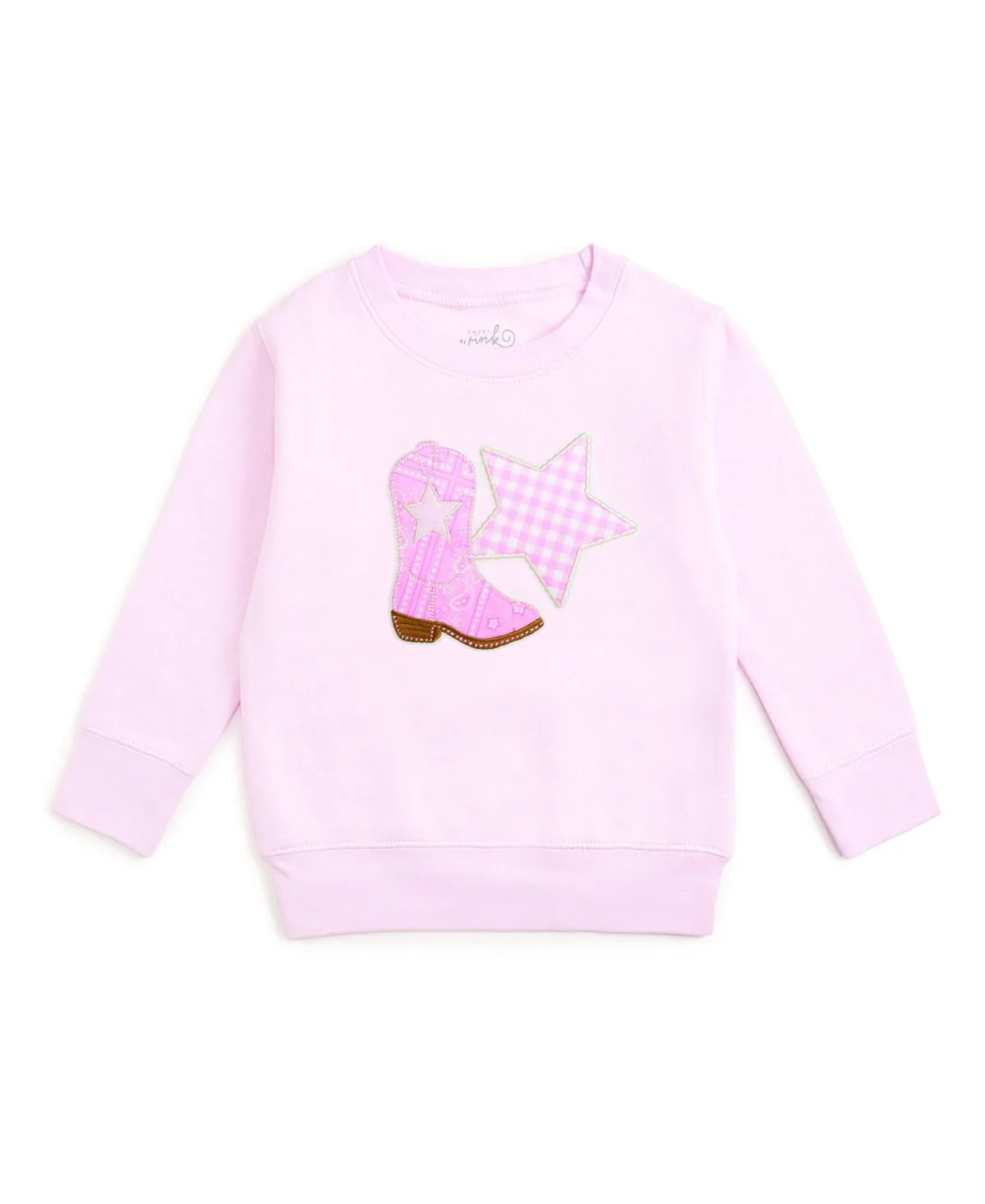Bandana Cowgirl Patch Western Sweatshirt by Sweet Wink