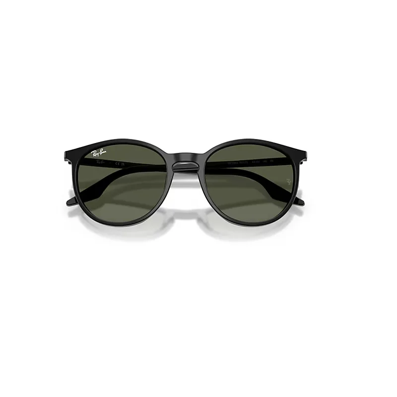 Rb2204 Sunglasses Black Frame Green Lenses by Ray-Ban