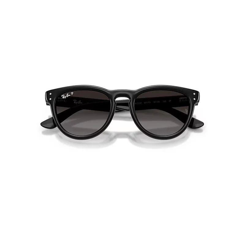 Rb2237 Sunglasses Black Frame Grey Lenses Polarized by Ray-Ban