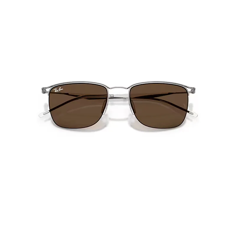 Rb8550 Sunglasses Gunmetal Frame Brown Lenses by Ray-Ban