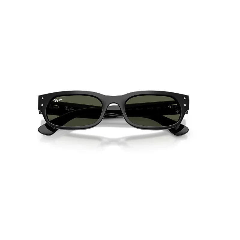 Rb2236 Sunglasses Black Frame Green Lenses by Ray-Ban
