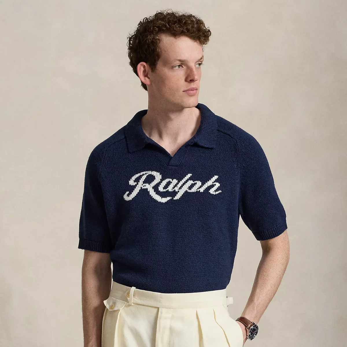 The Ralph Lauren Logo Short-Sleeve Jumper by Polo Ralph Lauren