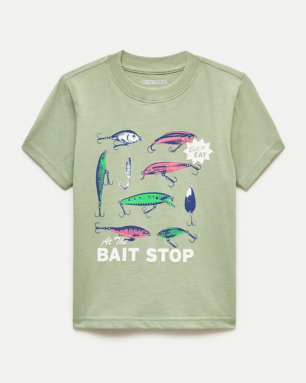 Short-Sleeve "Bait Stop" Graphic T-Shirt by J.Crew